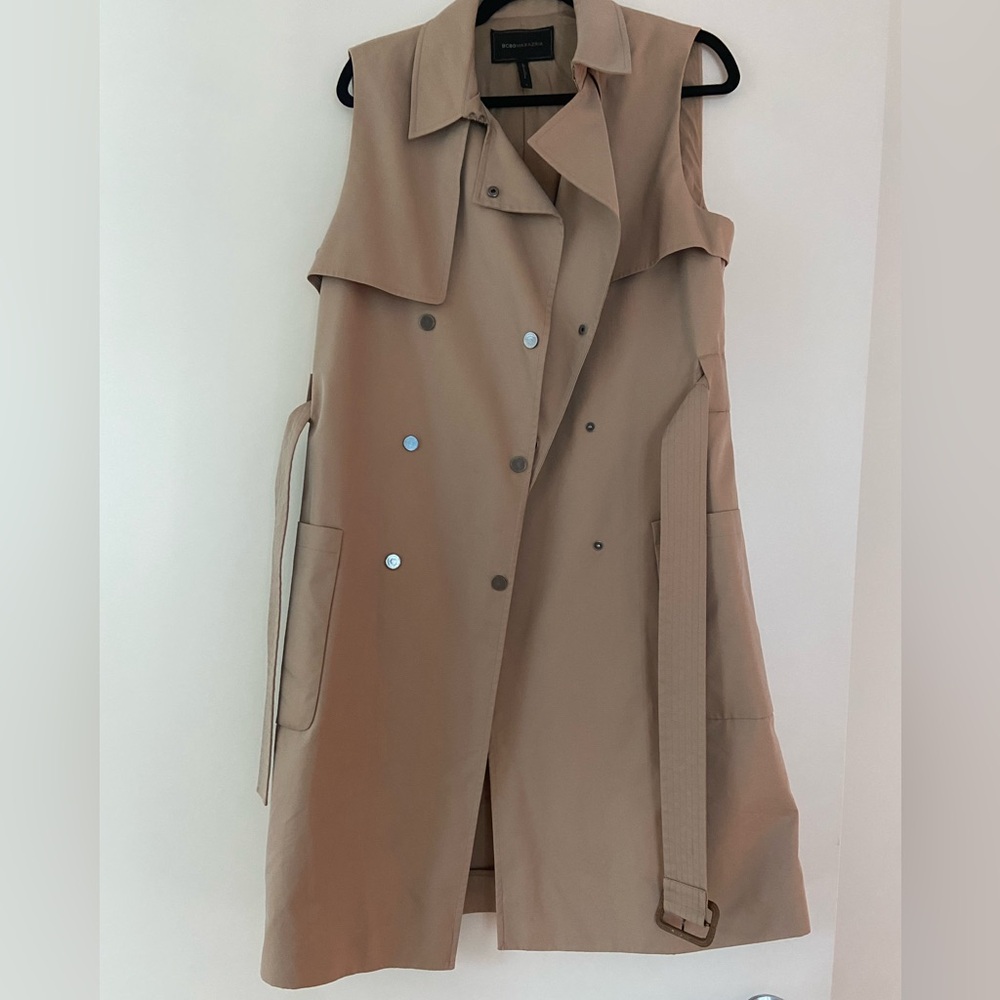 BCBG trench vest